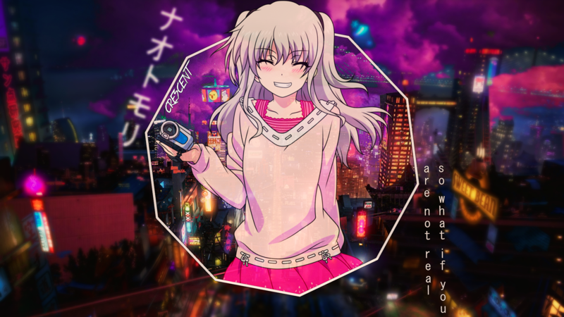 Tomori Nao, Charlotte (anime), anime girls, smiling, anime