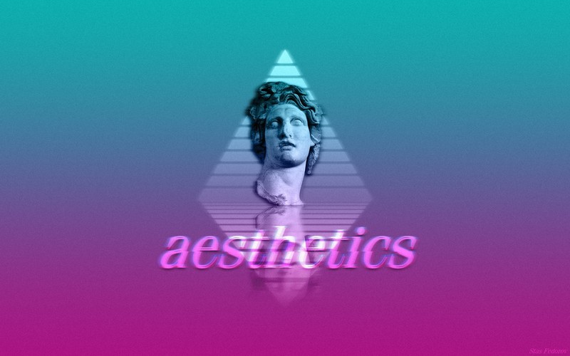 vaporwave, neon, 1980s, Photoshop, illustration, concept art