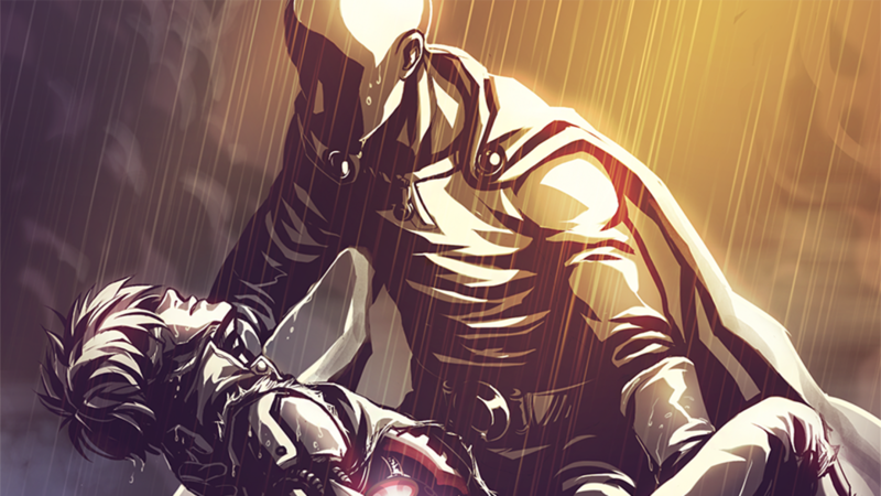anime, anime boys, One-Punch Man, Saitama, Genos