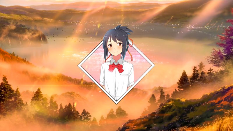 Kimi no Na Wa, Mitsuha Miyamizu, anime girls, anime