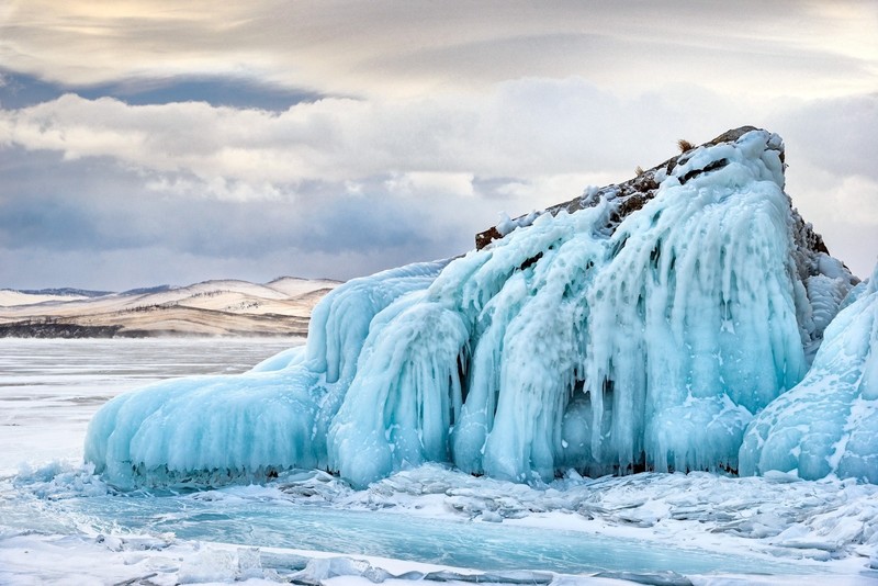 ice, blue, nature, iceberg, rock, snow, landscape