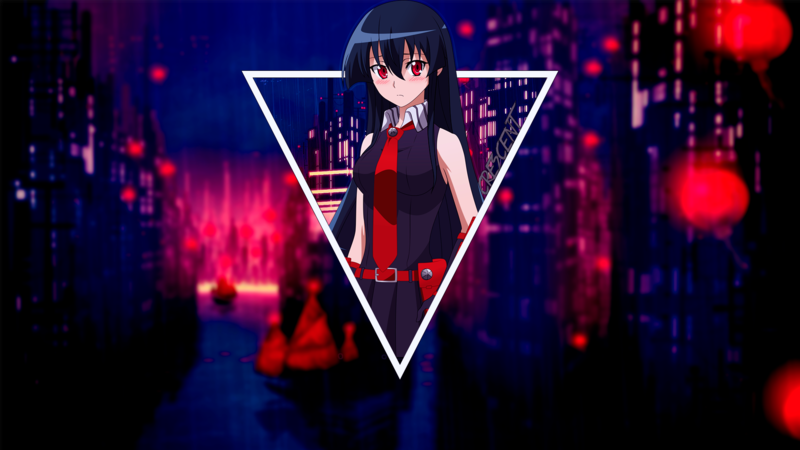 Akame, Akame ga Kill!, anime, anime girls, red eyes