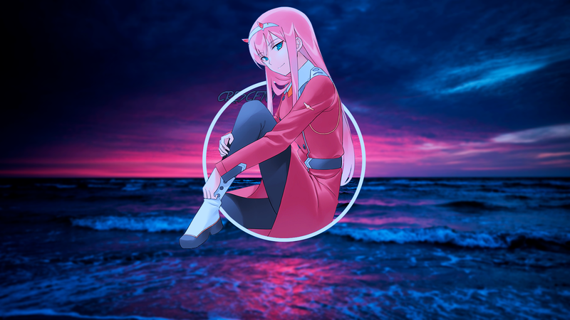 Code:002, Darling in the FranXX, anime, picture-in-picture