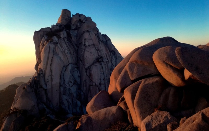 blue, sky, rock, nature, 500px, cyan