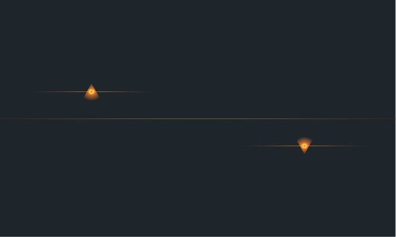 abstract, triangle, orange, simple background