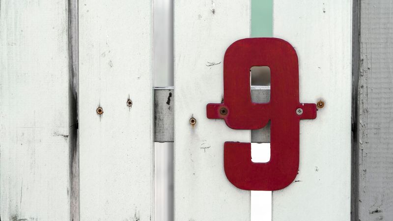 nine, digit, inscription, number, 4k