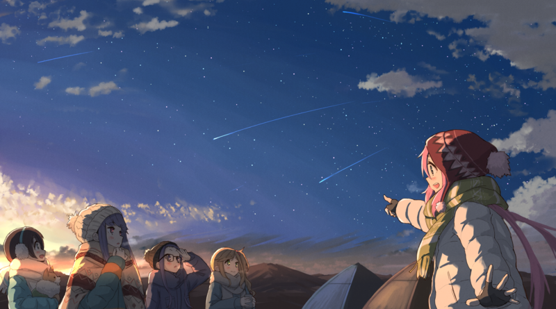 Yuru Camp, Nadeshiko Kagamihara, Rin Shima, Chiaki Oogaki, Aoi Inuyama, Ena Saitou