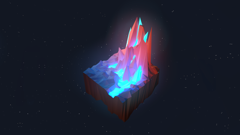 low poly, digital art, artwork, abstract
