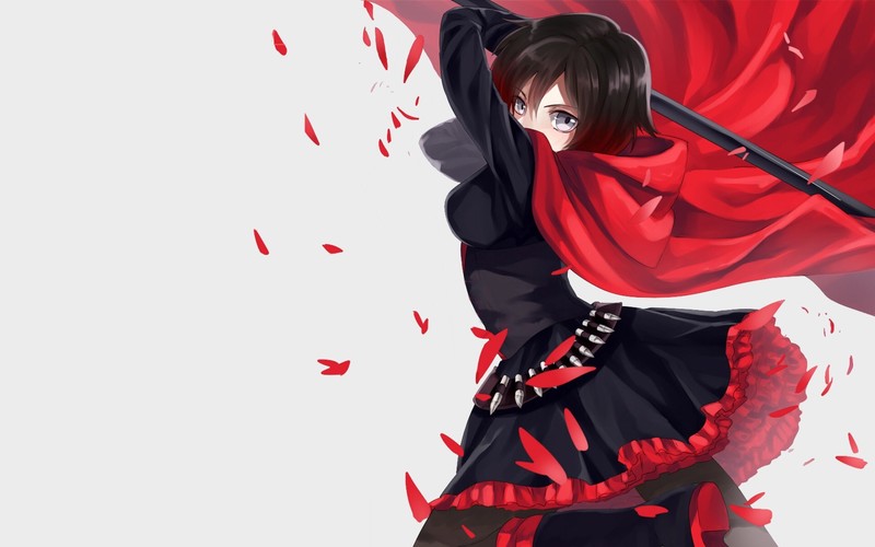 anime, anime girls, RWBY, Ruby Rose (character)
