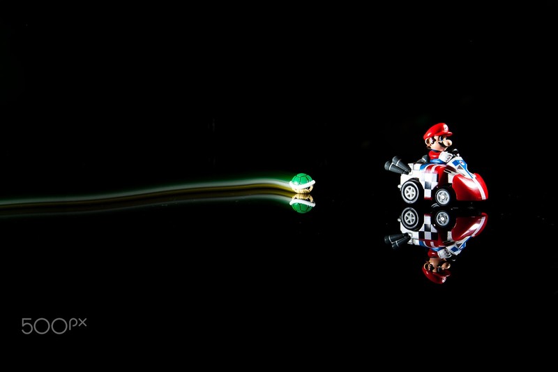 500px, dark, Super Mario, Super Mario Kart, toys