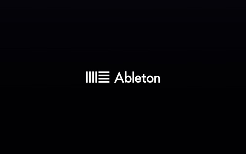 music, daw, ableton, black, logo, minimalism