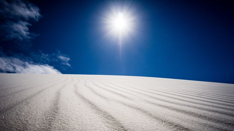 desert, sand, sun, landscape, sunlight, 4k