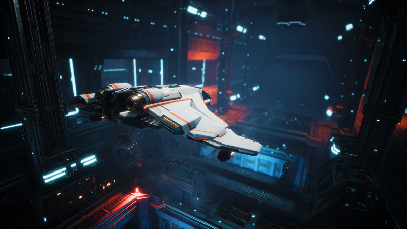 everspace, spaceship, space, hangar, science fiction