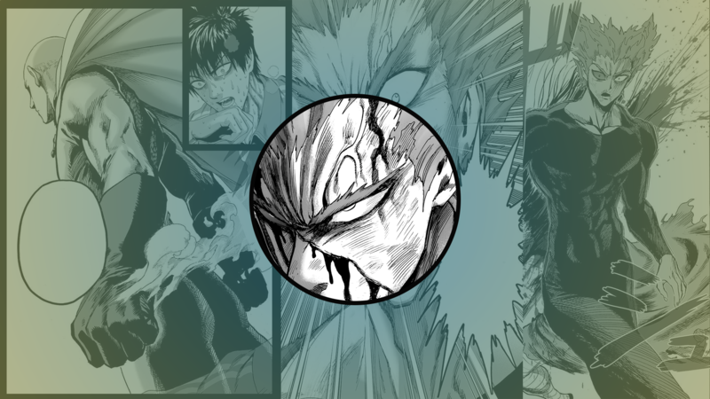One-Punch Man, manga, anime, Garou, Saitama