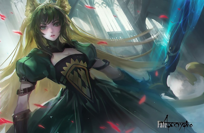 Fate/Apocrypha, Fate Series, anime, anime girls, Archer (Fate/Apocrypha), Atalanta (Fate/Grand Order)