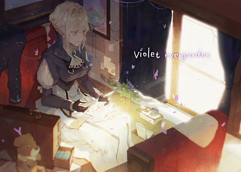 Violet Evergarden, anime girls, anime, blonde