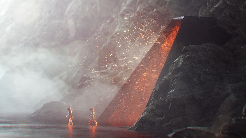 stuz0r, Stuart Lippincott, priest, Cinema 4D, dark, lights