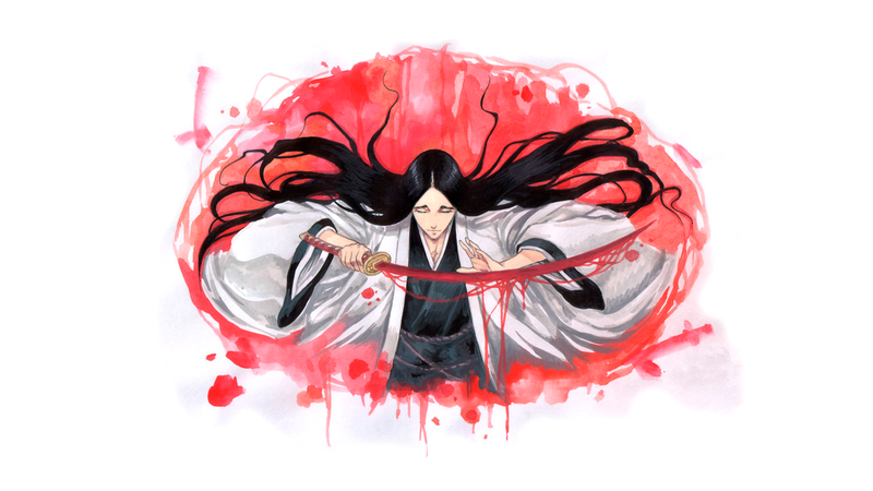 anime, manga, Bleach, Unohana Retsu, shinigami, katana