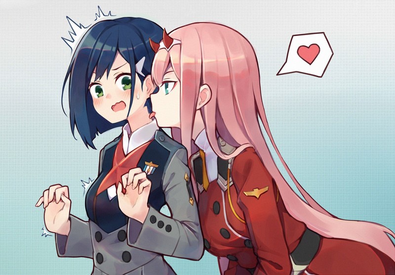 anime, Ichigo (Darling in the FranXX), anime girls, Darling in the FranXX, Zero Two (Darling in the FranXX), pink hair