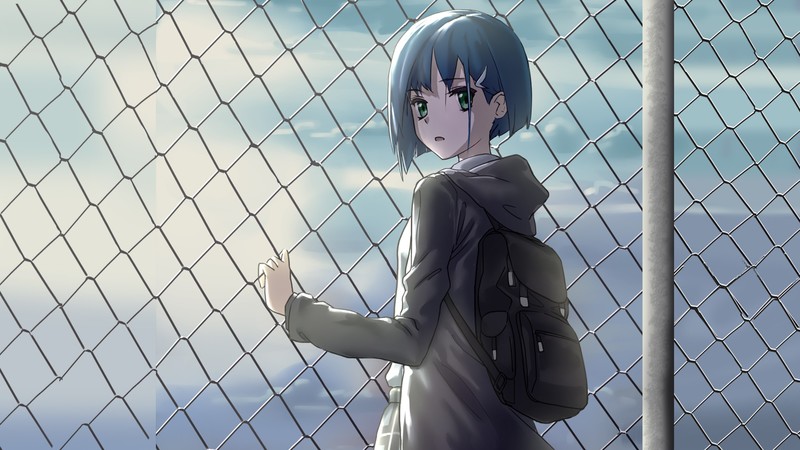 anime, Ichigo (Darling in the FranXX), anime girls, Darling in the FranXX, blue hair, green eyes