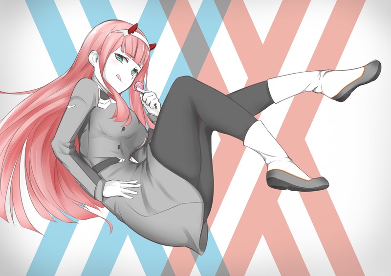 Darling in the FranXX, anime girls, Zero Two (Darling in the FranXX), pink hair