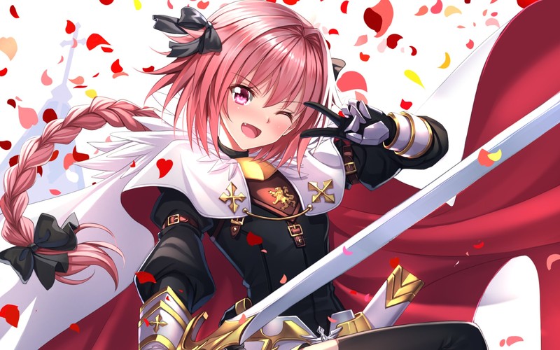 Astolfo (Fate/Apocrypha), Rider of Black (Fate/Apocrypha), Fate/Apocrypha, anime, anime boys, Fate Series