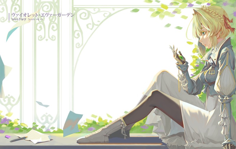Violet Evergarden, anime girls, Violet Evergarden (anime)