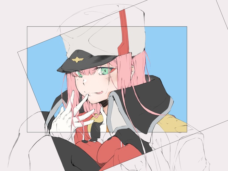 Darling in the FranXX, Zero Two (Darling in the FranXX), anime girls, pink hair