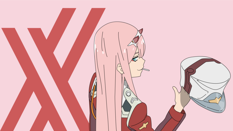 Darling in the FranXX, anime girls, Zero Two (Darling in the FranXX), pink hair