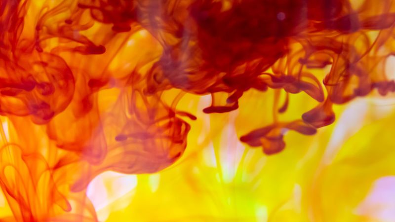 ink, clot, liquid, blending, macro, 4k