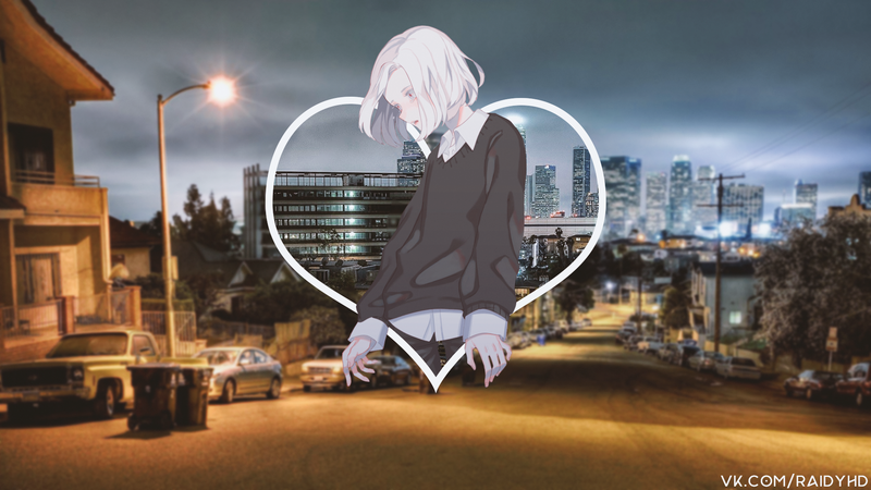 anime, anime girls, picture-in-picture