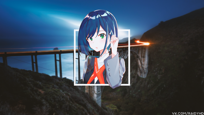 anime, anime girls, picture-in-picture
