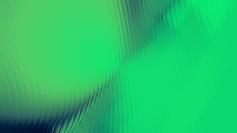 surface, glass, green, wavy, embossed, 4k
