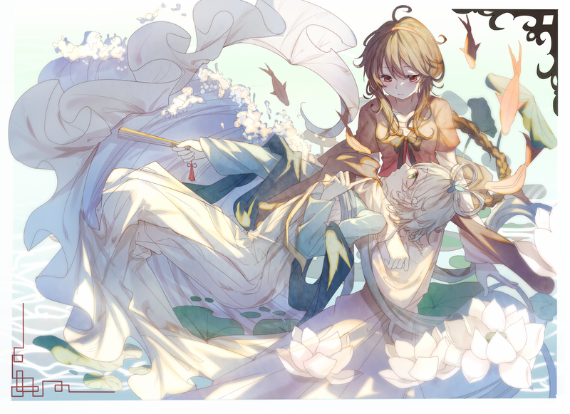 anime girls, Hanayome, anime, blonde