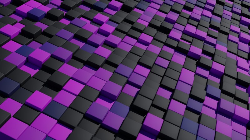 abstract, 3D, cube