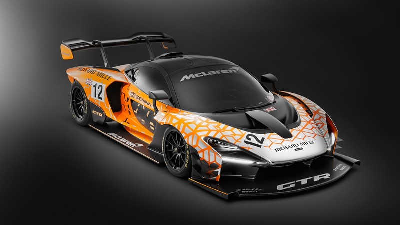 car, supercars, McLaren, McLaren Senna GTR, orange, McLaren Senna