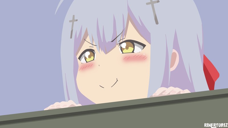 Gabriel Dropout, Raphiel Ainsworth Shiraha, minimalism, simple background, anime girls
