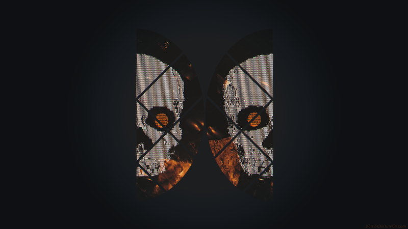 skull, ASCII art, abstract, glitch art