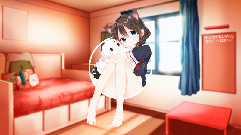 anime, anime girls, picture-in-picture