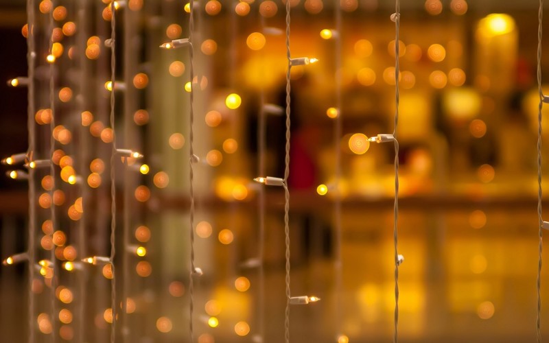 lights, light bulb, depth of field