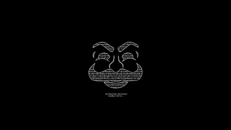 Mr. Robot, fsociety, fictional logo, Adobe Illustrator, Photoshop, minimalism, digital art, black