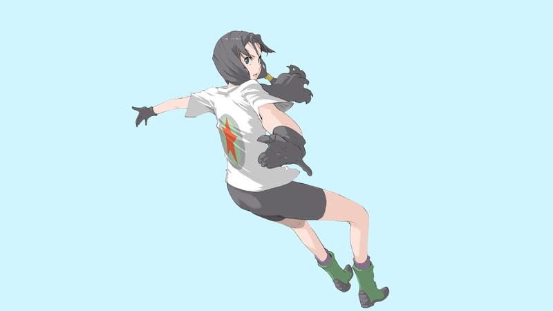 Dragon Ball Z, Dragon Ball, Videl, anime girls, simple background