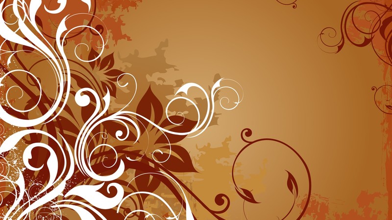 floral, grunge, digital art, vector graphics