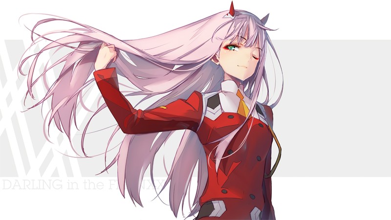 Darling in the FranXX, Zero Two (Darling in the FranXX), anime girls, pink hair