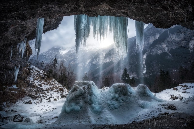 ice, snow, winter, landscape, nature, mountains