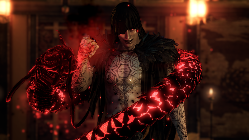 nioh, snake, video games, red eyes
