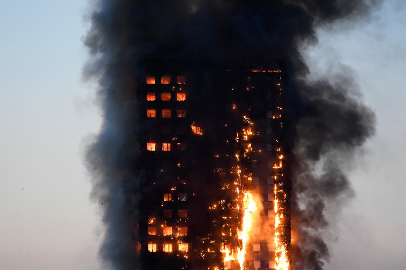 fire, smoke, disaster, London