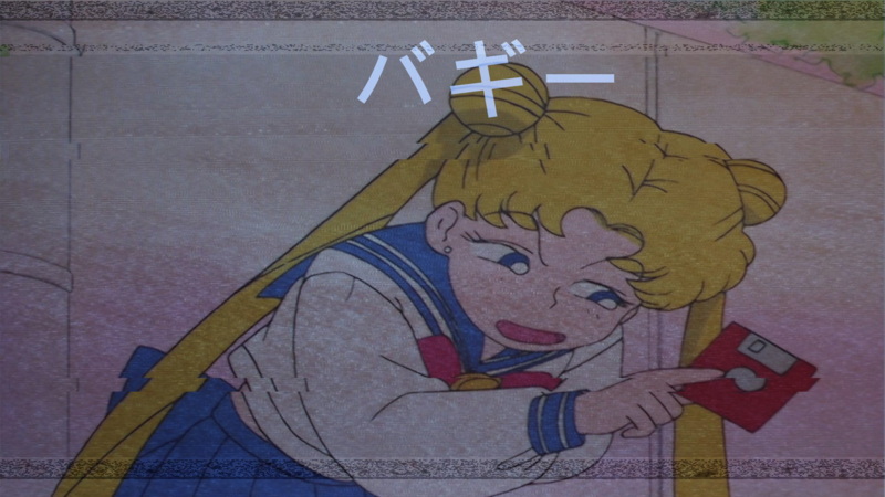 vaporwave, anime girls, Sailor Moon, Tsukino Usagi