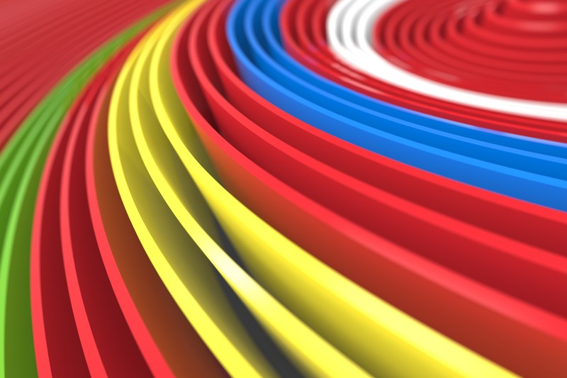 stripes, red, yellow, blue
