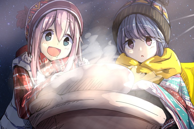 Nadeshiko Kagamihara, Rin Shima, Yuru Camp, anime girls